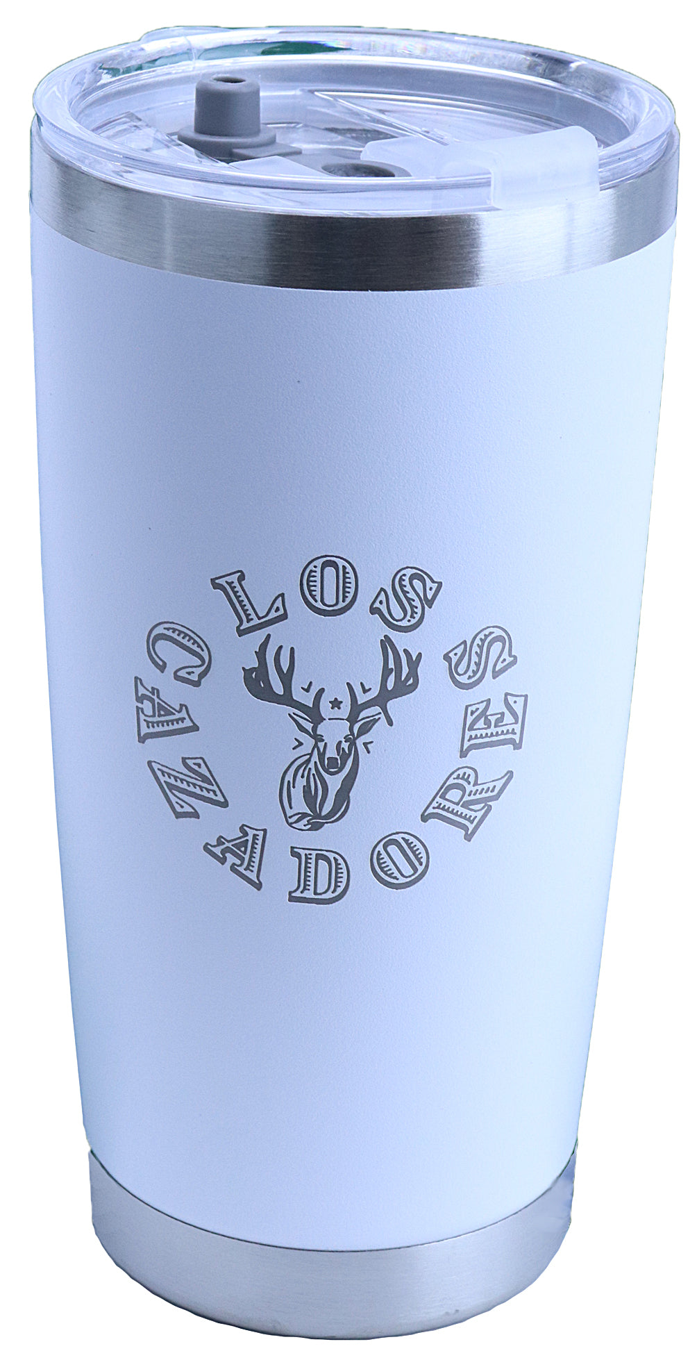 20LCWT Laser Engraved Tumbler White