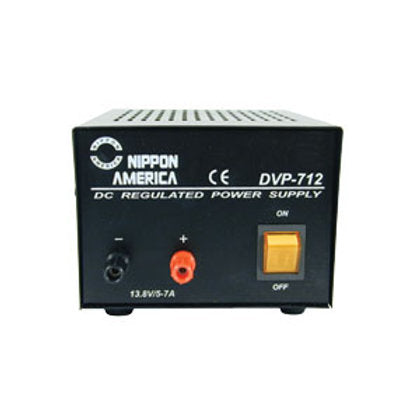 DVP-712 Nippon America 7 Amp 13.8 Volt DC Power Supply