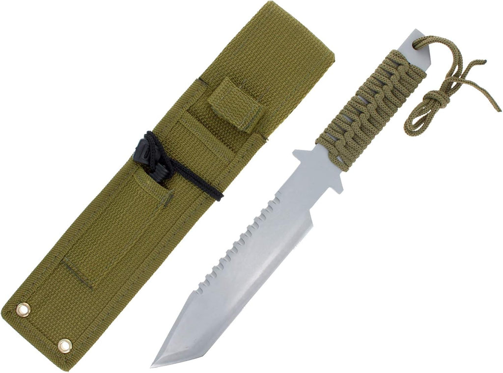 KHK6280 11in Hunting Knife-Firestarter-Paracord