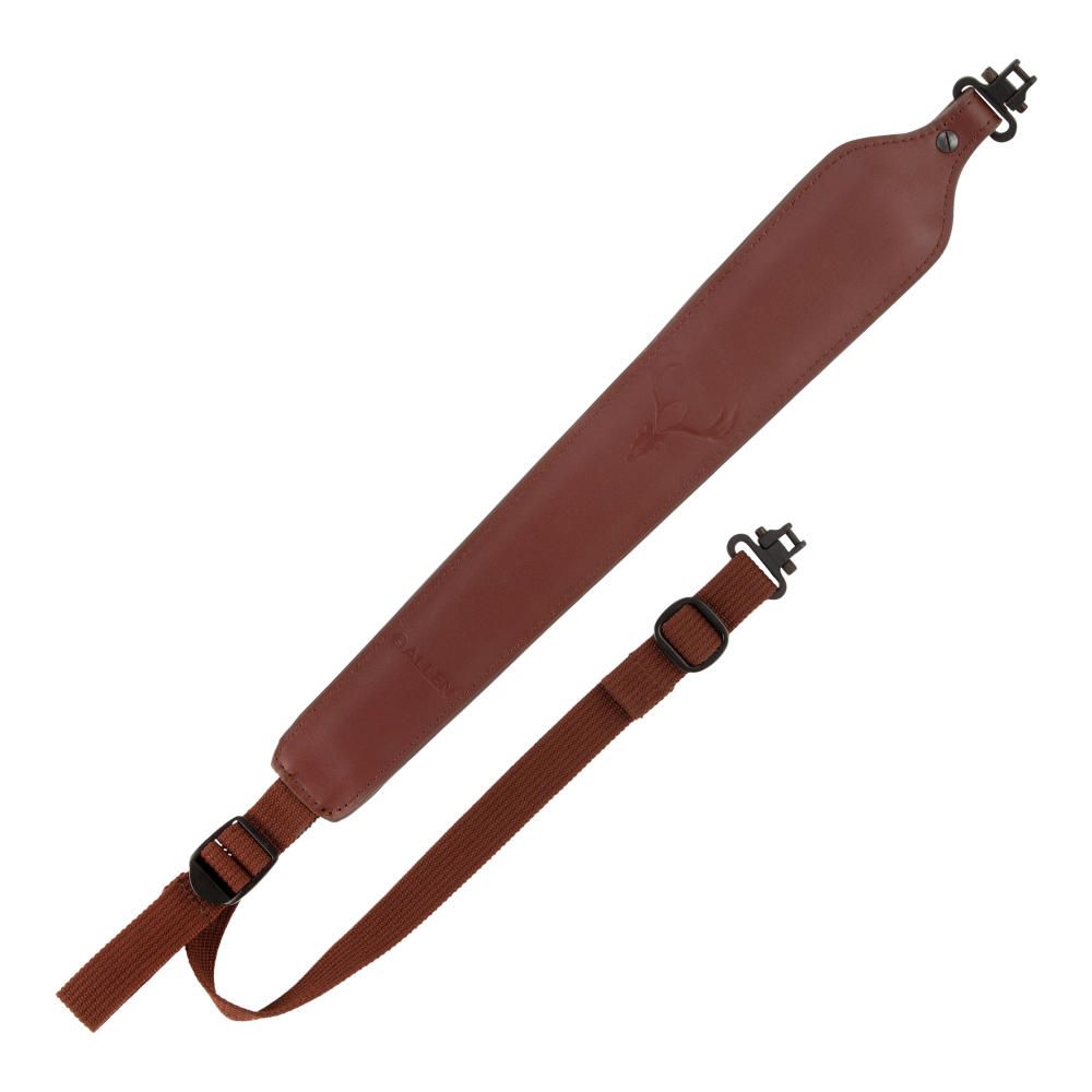 LS-8145 Allen Deer Head Leather Sling W Swivels