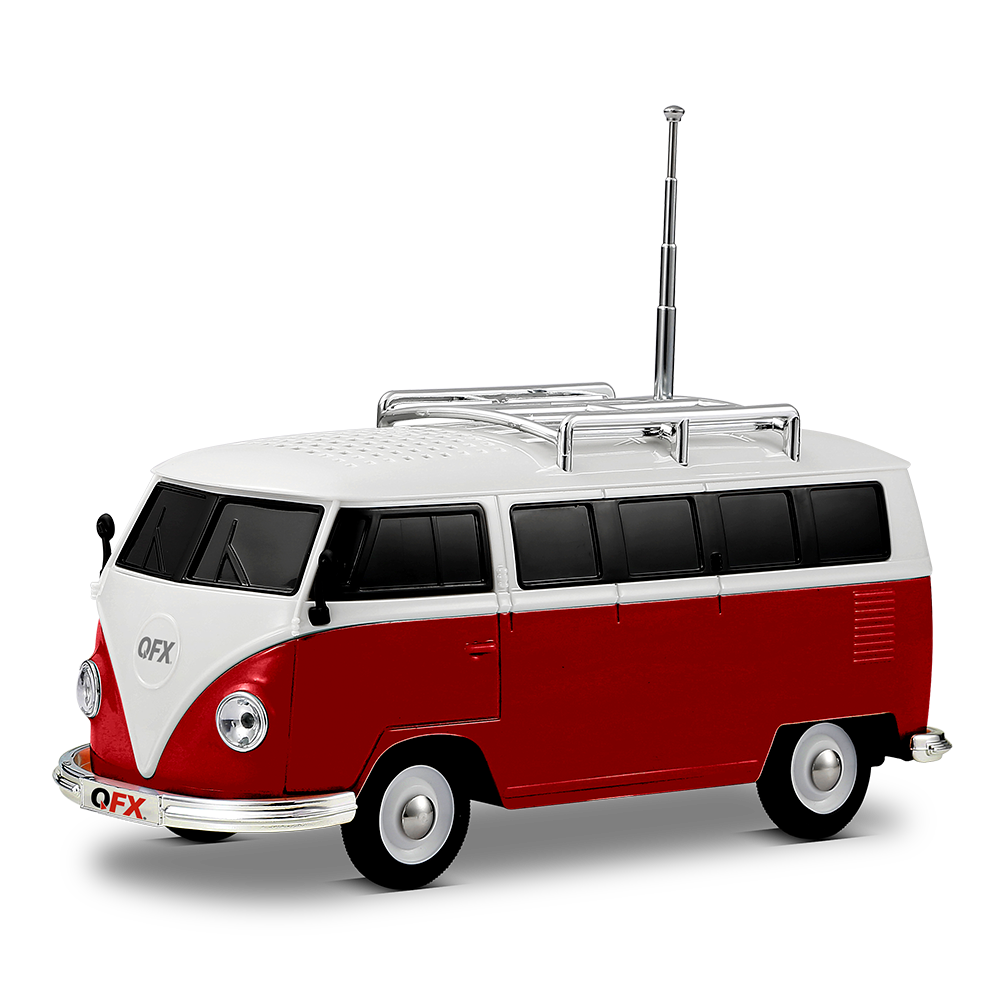BT-1961 RED Classic Bus BT Speaker Red
