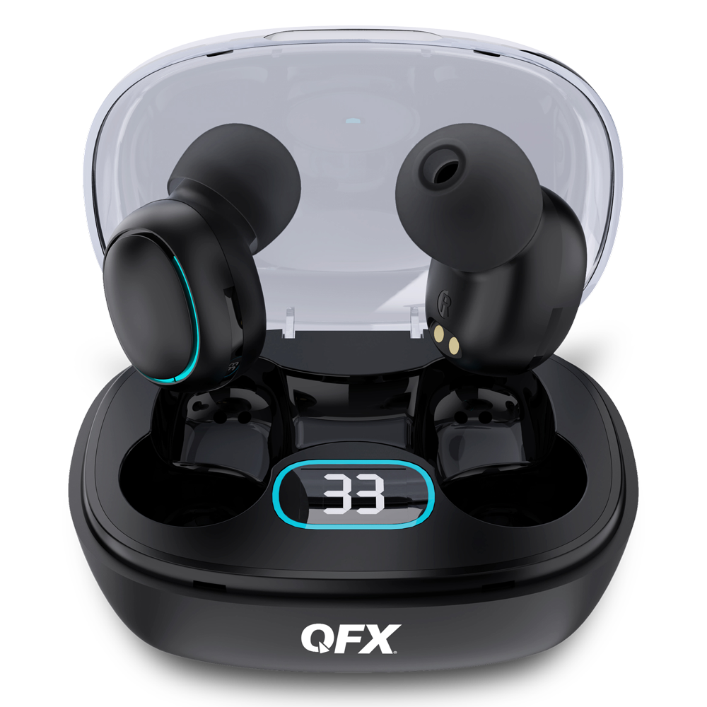 HP-E50 BLK QFX IPX-4 Splash Proof TWS Earbud Black