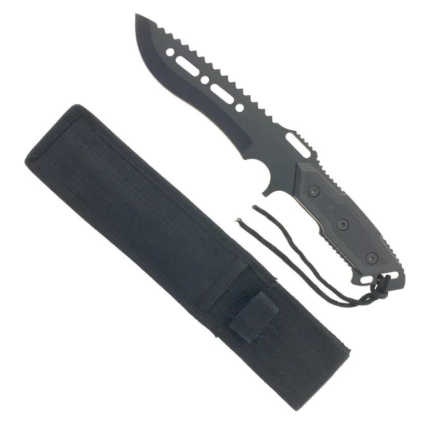 SG-KC4022BK Hunting-Survival Knife 11.75-Inch - Black