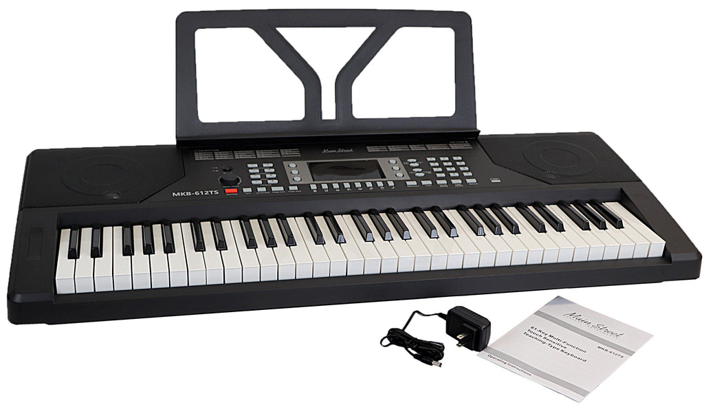 MKB-612TS MainStreet 61 Note Touch Sensitive Portable Keyboard