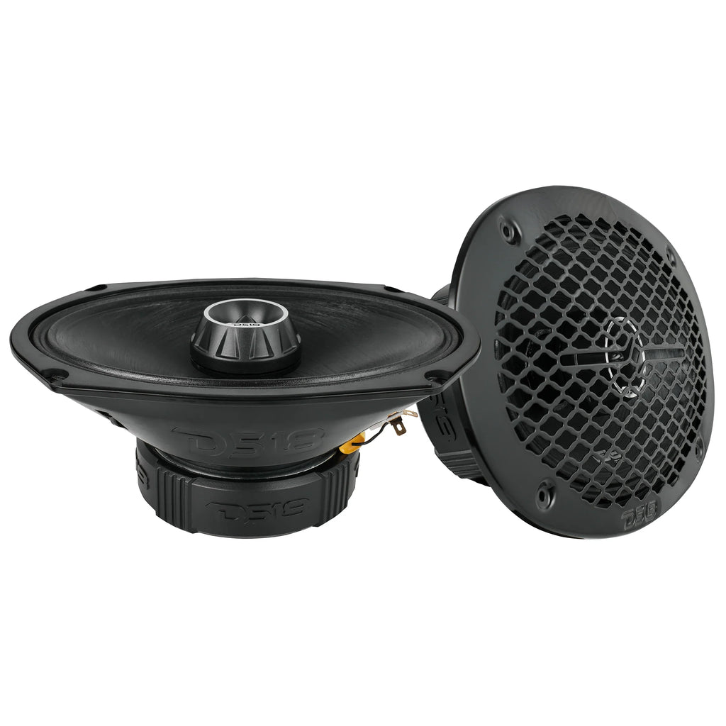 PRO-ZT69 DS18 6x9 Mid Coaxial w Bullet Tweet 200w