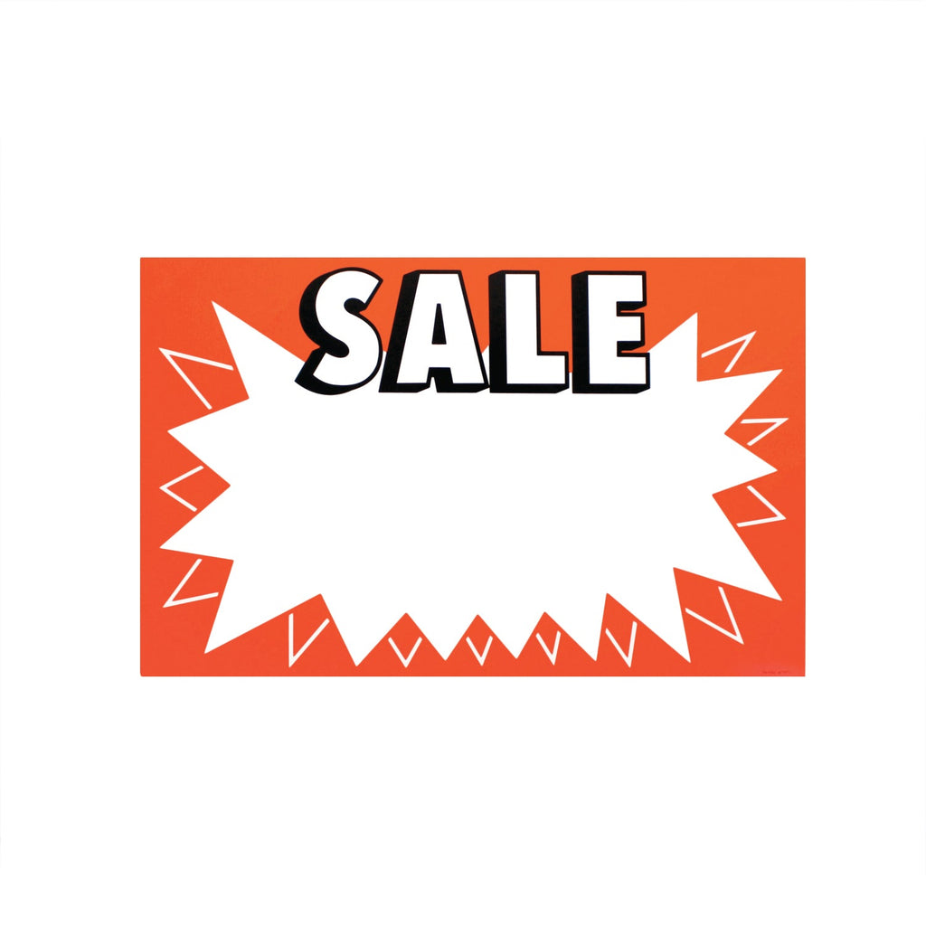 TA1182 Paper Sale Sign 11 x 7  ( 50 Pack)