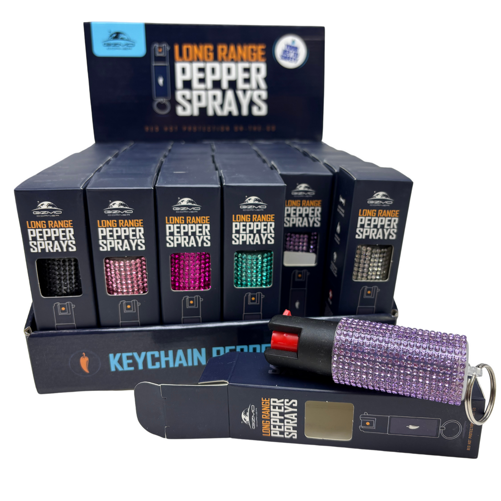 PS-GZDISP36-KCS Gizmo Keychain Pepper Spray 36 Piece Dis