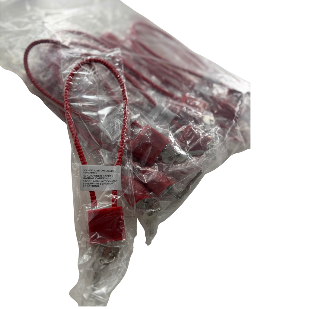 LOT of Keyed 15in Cable Lock 20 pcs Bag CHILD SAFETY LOCKS