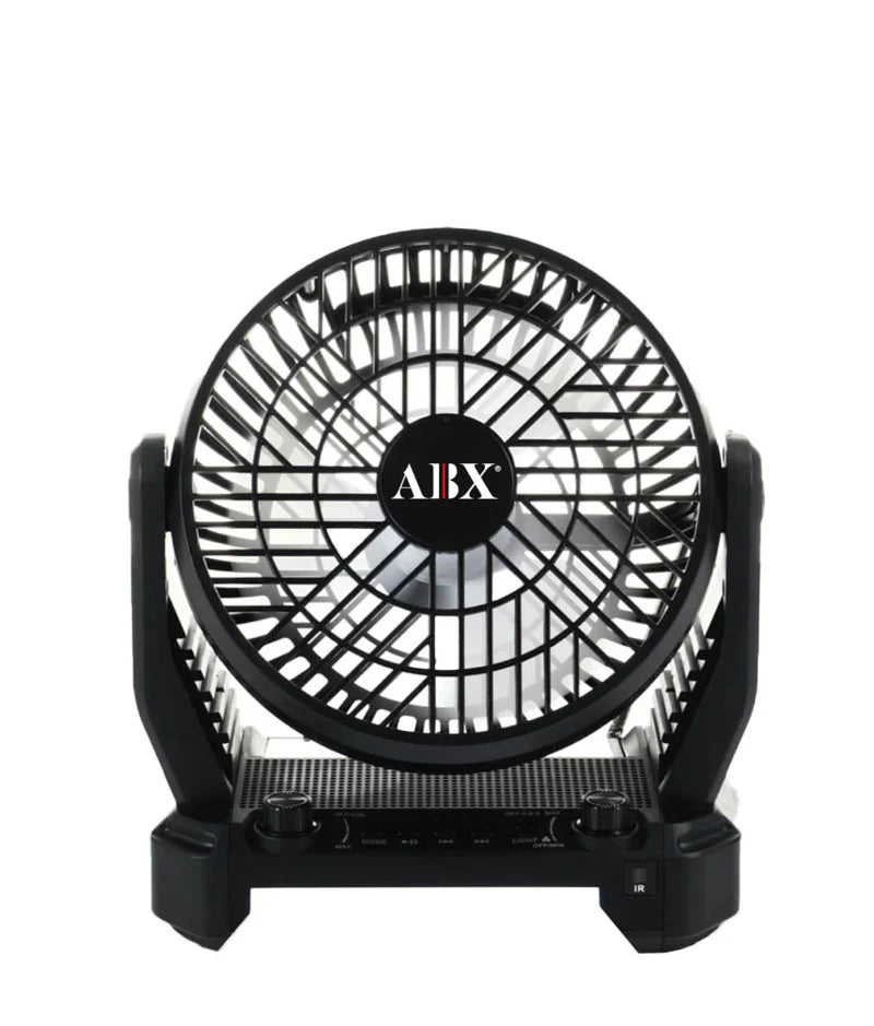 RXF-40 Audiobox Portable Solar Fan with Speaker and Flashlight
