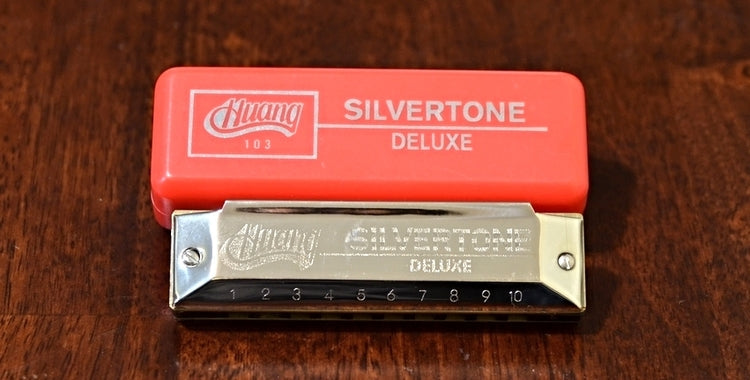 H103G Huang Silvertone Deluxe Harmonica - Key of G