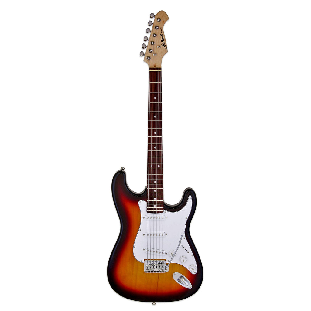 STG-003-3TS Aria Double Cutaway Electric Guitar - 3 Tone Sunburst