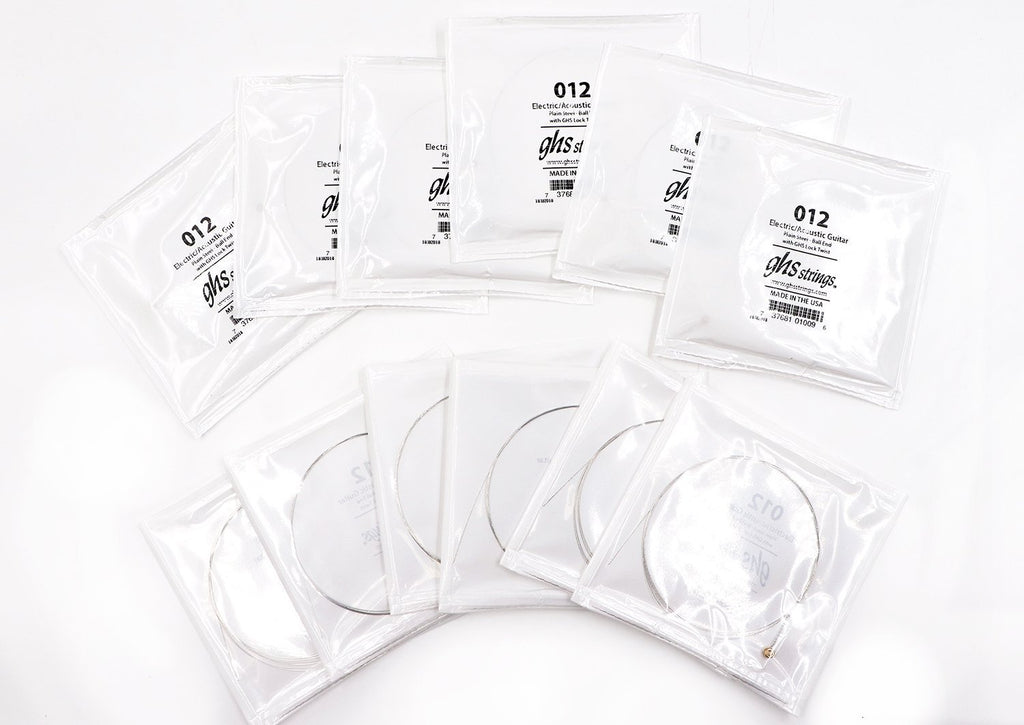 012P GHS .012 Single Plain String Dozen