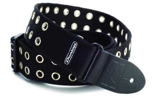 Dunlop Woven Black Grommet Guitar Strap