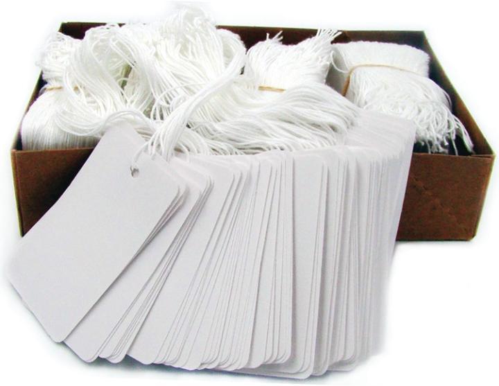 Blank Gun Tag with String Box 500