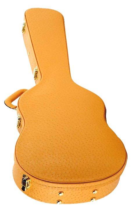 Dreadnought Guitar Faux Ostrich Skin Case