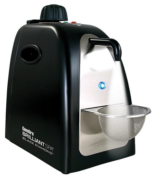 GemOro 0362 Black Diamond Brilliant Spa Personal Jewelry Steam Cleaner