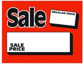 3.5" x 2.75" Regular/ Sale Price Item Label
