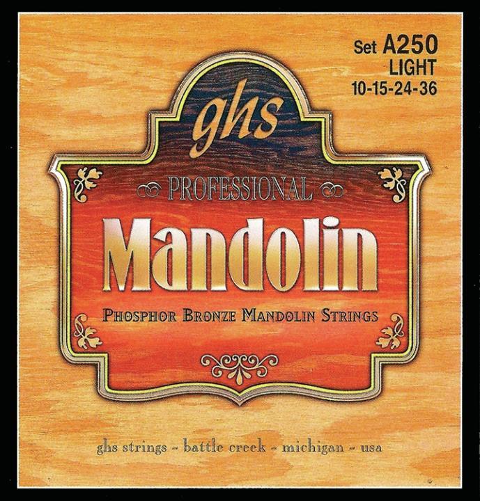 GHS A250 Mandolin Phospher Bronze Light Gauge