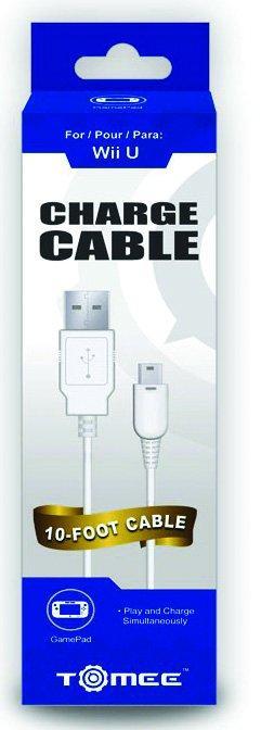 Wii U GamePad Tomee Charge Cable 10 ft