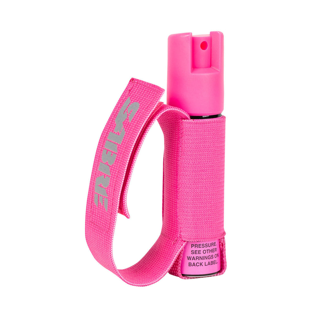 P22J-PK-02 Sabre Runner Max Strength Pepper Gel With Hand Strap - Pink