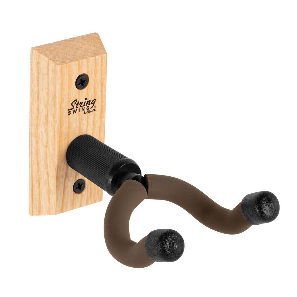 SW-CC01K ASH Wood Wall Mount Hanger for Acoustic and Electric Guitars