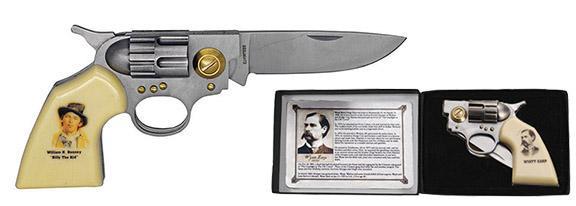 Billy the Kid Gun Knife w paper gift box