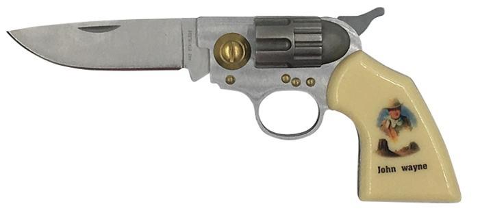 John Wayne Gun Knife w paper gift box