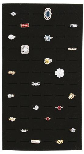 M&M DR-72BK Deluxe 72 Ring Tray Insert - Black