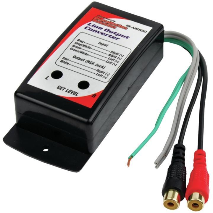 Audiopipe ISNR-100 Hi/Low Impedance Adaptor, 2 Channel