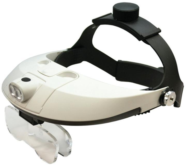 Grobet 29.569 2 LED 2-way Adjustable Magnifiers