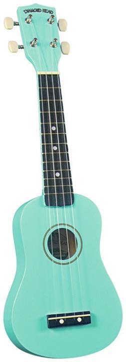 Diamond Head DU-116 Rainbow Soprano Ukulele - Turquoise