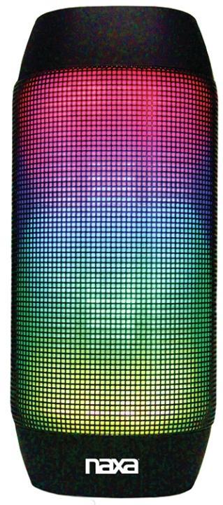 Naxa NAS-3062 Bluetooth® Speaker and MP3 Player with LED Lighting Effe