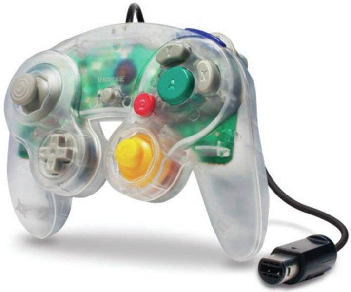 Cirka M05819CL Wii/ GameCube Controller - Clear