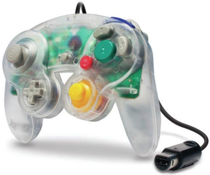 Cirka M05819CL  Wii/ GameCube Controller - Clear