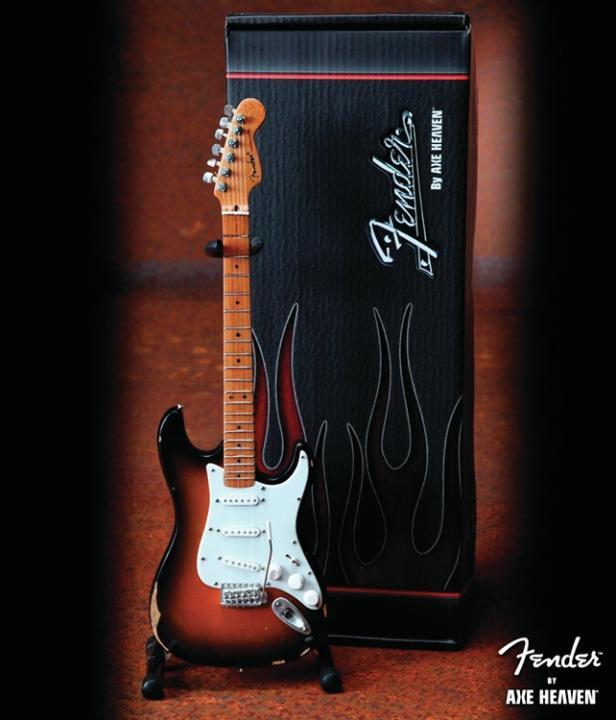 Axe Heaven FS-012 Fender Worn Sunburst Mini Strat