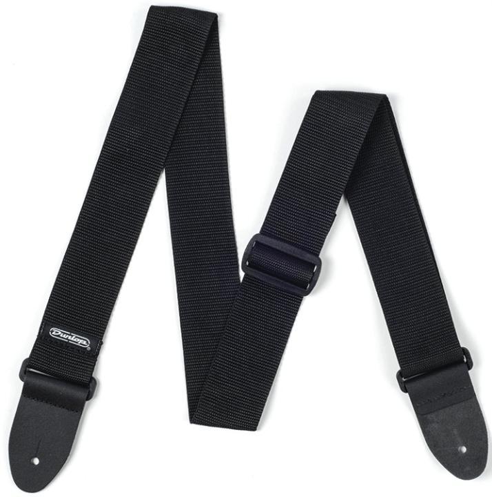 DUNLOP DUN-D07-01BK Poly Woven Straps Black