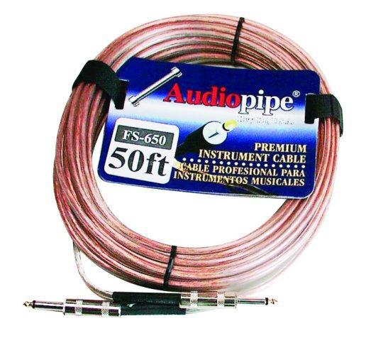Instrument Cable 12 gauge 50' 1/4" x 1/4" plug