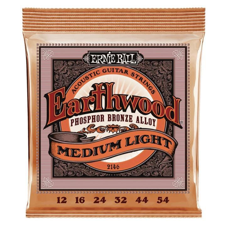 Ernie Ball Earthwood Medium Light Acoustic Guitar Strings