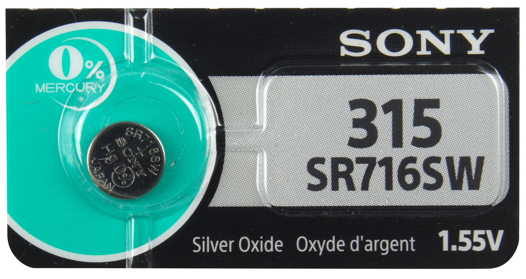S315 Sony Watch Battery #315 Tear Strip