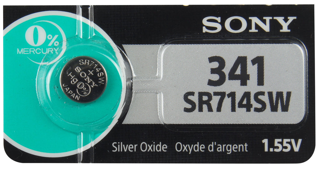 S341 Sony Watch Battery #341 Tear Strip