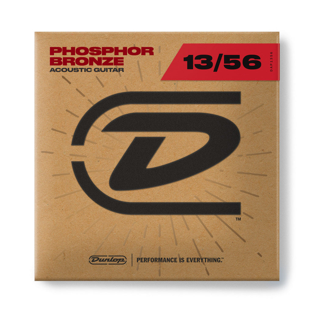 DUN-DAP1356 Dunlop Phosphor Bronze Med Acoustic String 13-56