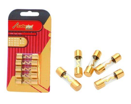 Audiopipe Gold AGU 60 Amp Fuse 5 Pack