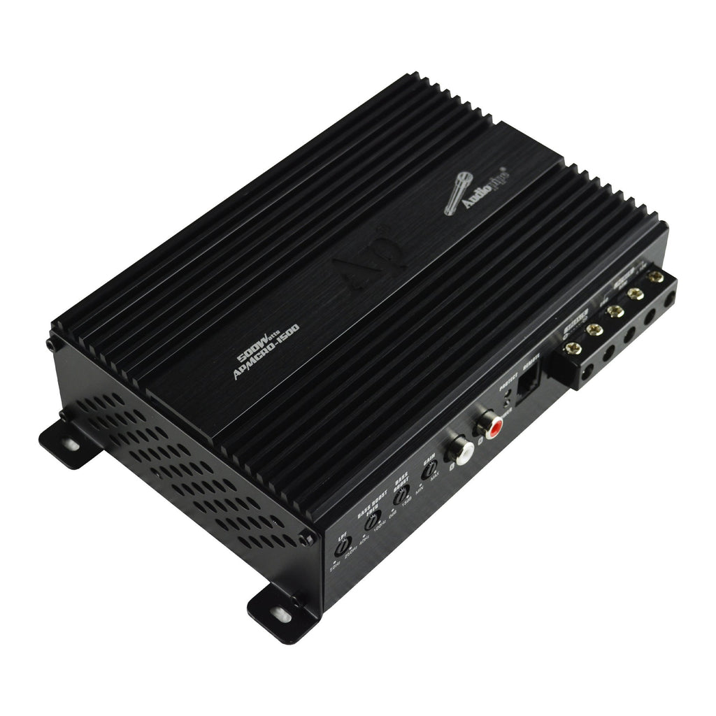 APMCRO-1500 Audiopipe Micro Class D 500 Watt MOSFET Amplifier