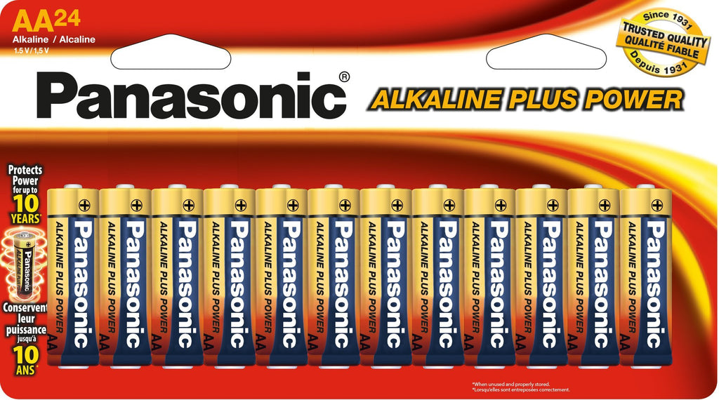 LR6PA/24B Panasonic Alkaline AA 24 Pack Card