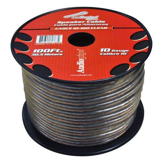 CABLE10100-CL Audiopipe 10 Gauge Speaker Wire 100 ft