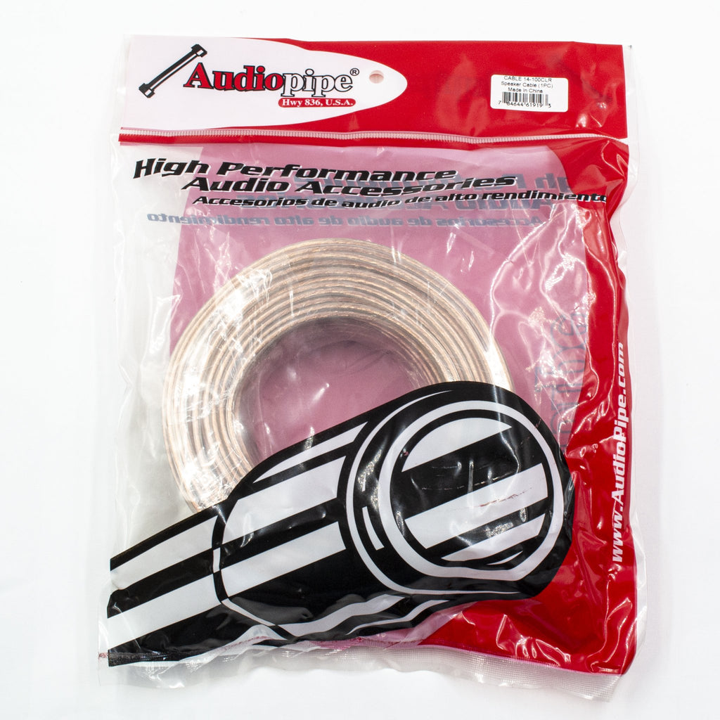 CABLE14100 Audiopipe 100' 14/2 Gauge Speaker Wire