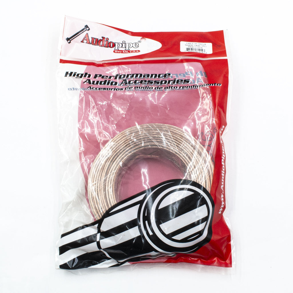 CABLE18100 Audiopipe 100' 18/2 Gauge Speaker Wire