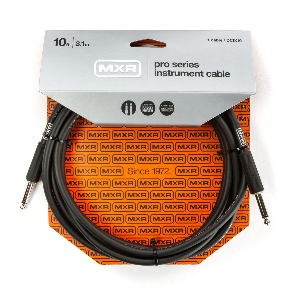 DUN-DCIX10 MXR Pro Series Guitar Cable, Straight - 10 Foot