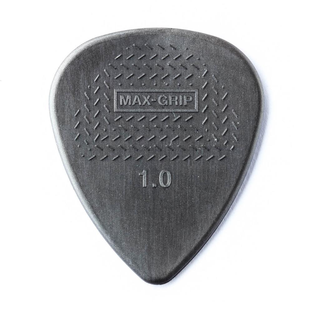 DUN-449P10 Dunlop MAX GRIP 1.0 Nylon Standard Guitar Pick -12 Pack