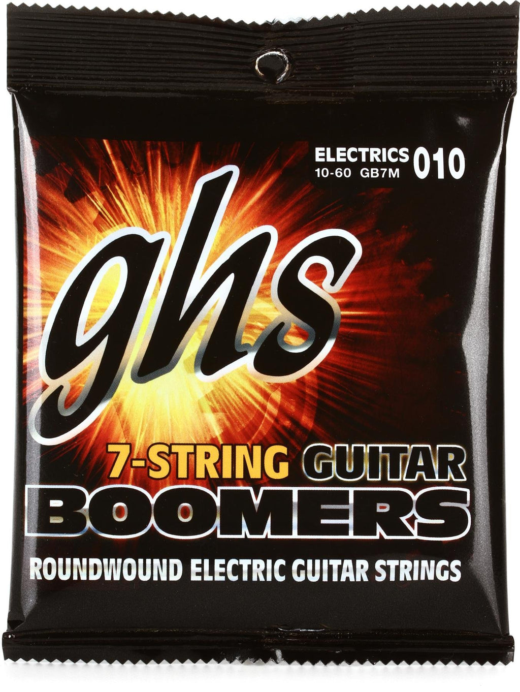 GB7M GHS 7 String Guitar Boomers Roundwound Electric Guitar Strings 10-60